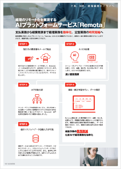 資料「Remota製品カタログ」の画像