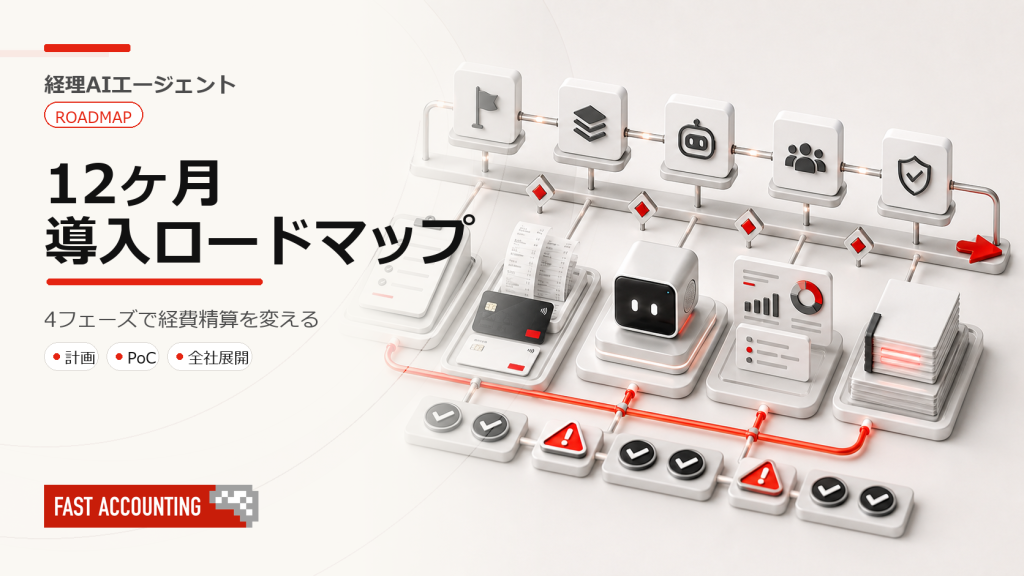 経費精算AIエージェント導入ロードマップ——4フェーズ12ヶ月で経費精算を変える実践計画のサムネイル